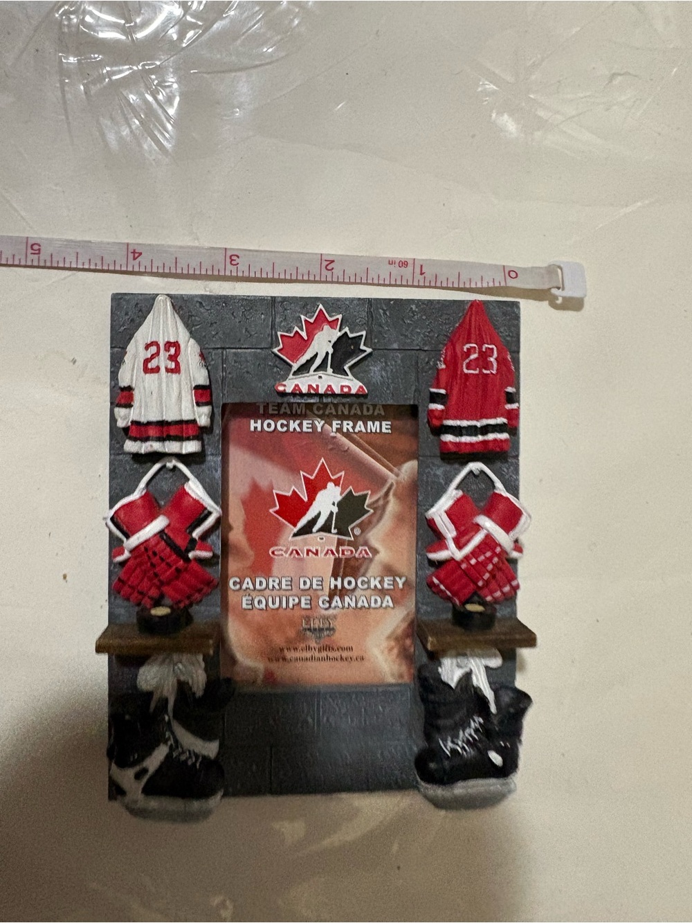 Red Hockey Canada Photo Frame - Official Canada Logo